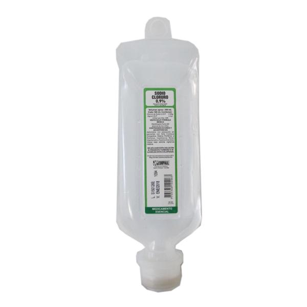 CLORURO DE SODIO 0.9% 250 ML CP