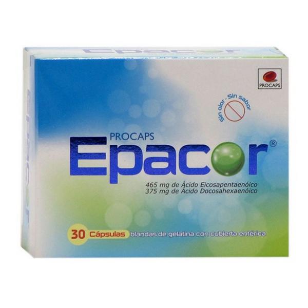 EPACOR 840 MG 30 CAPSULAS(PAE)
