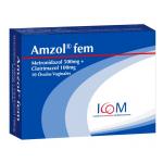 AMZOL FEM 500/100 MG 10 OVULOS ICOM