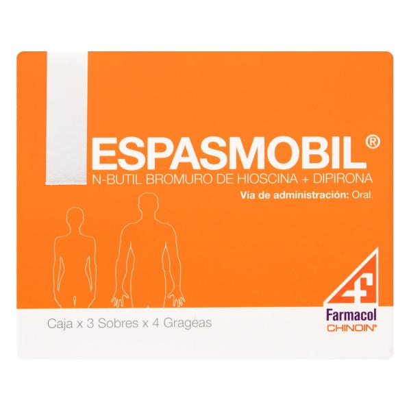 ESPASMOBIL 3 SOBRES 4 TABLETAS