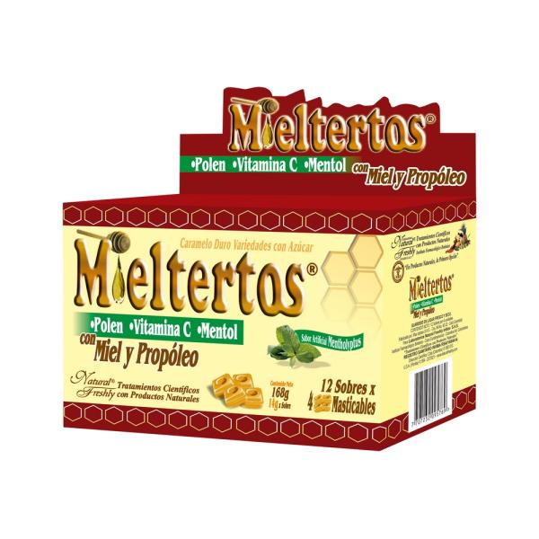 MIELTERTOS PASTILLAS MASTICABLES 12 SBS