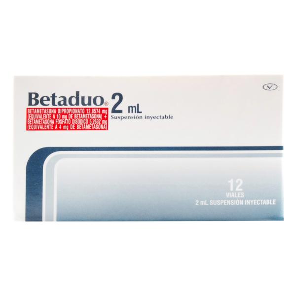 BETADUO 2 ML INYECTABLE 12 UNDS(A)(3%+)