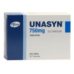 UNASYN 750 MG 20 TABLETAS (A)(3%+)(PAE)