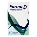 FARMA D VITAMINA D3 1000UI 50 CAP