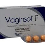VAGINSOL F 200/100 MG OVULOS 3 UNDS(3%+)