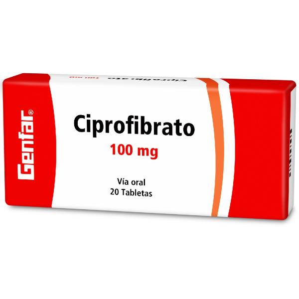 CIPROFIBRATO 100 MG 20 TBS GF(P)17280