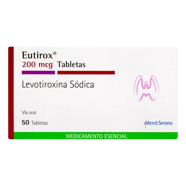 EUTIROX 200 MCG 50 TBS (PAE)