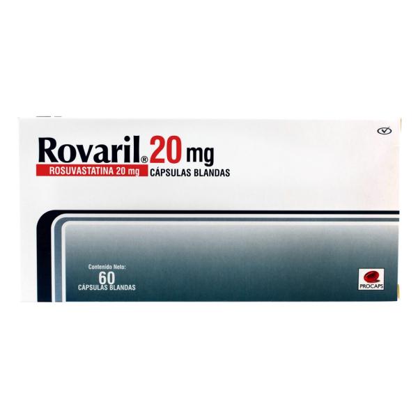 ROVARIL 20 MG 60 CAPSULAS BLANDAS (A)