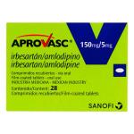 APROVASC 150/5 MG 28 TABLETAS (A)