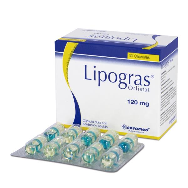 LIPOGRAS 120 MG 30 CAP.(A)(3%+)(PAE)