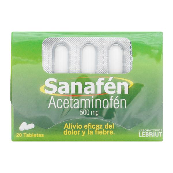 SANAFEN 500 MG 20 TBS LP