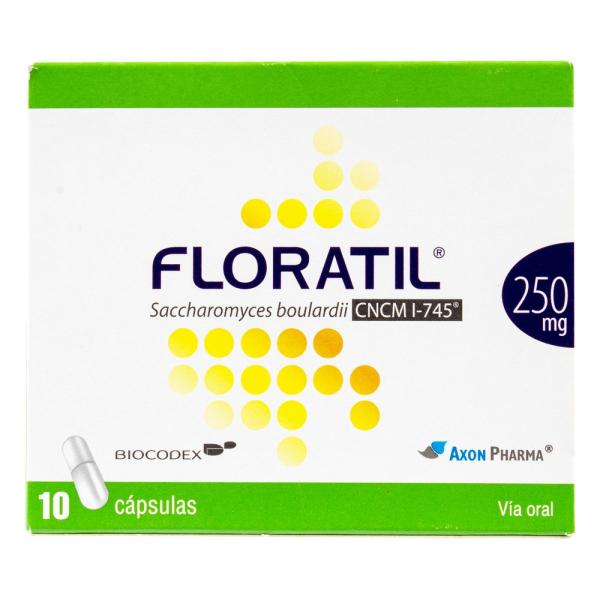 FLORATIL 250 MG 10 CAPSULAS