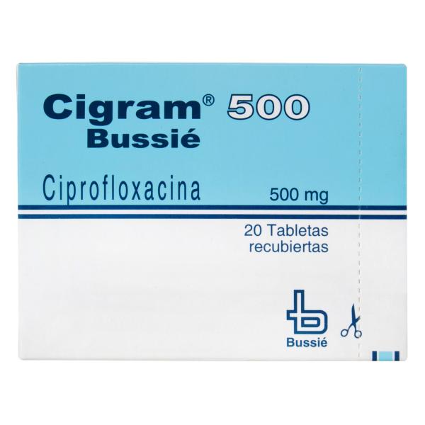 CIGRAM 500 MG 20 TABLETAS (A)(3%+)(PAE)