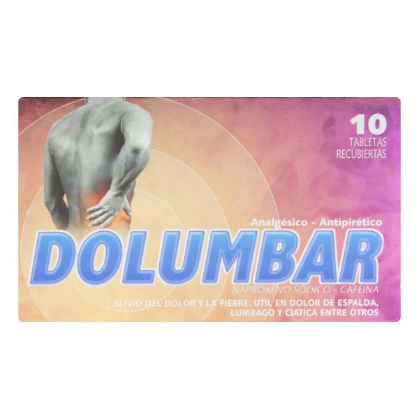 DOLUMBAR 220 MG+50 MG CAFEINA 10 TBS