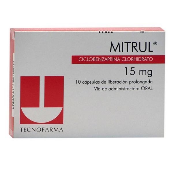 MITRUL 15 MG 10 TABLETAS (3%+)(PAE)