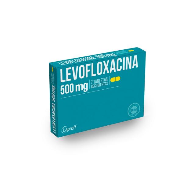 LEVOFLOXACINO 500 MG 7 TABLETAS LP