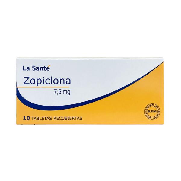 ZOPICLONA 7.5 MG 10 TABLETAS LS