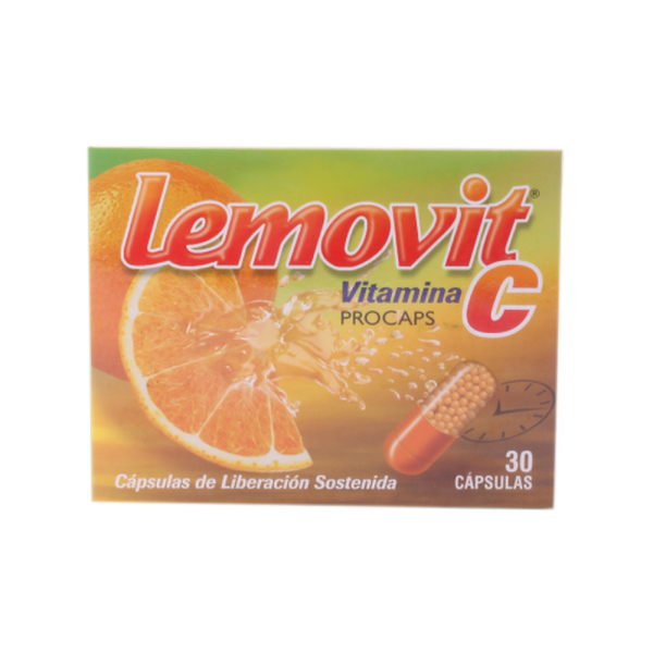 LEMOVIT C 500 MG 30 CAP.LIB.SOSTENIDA