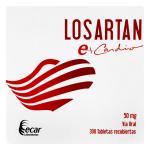LOSARTAN 50 MG 300 TBS EC
