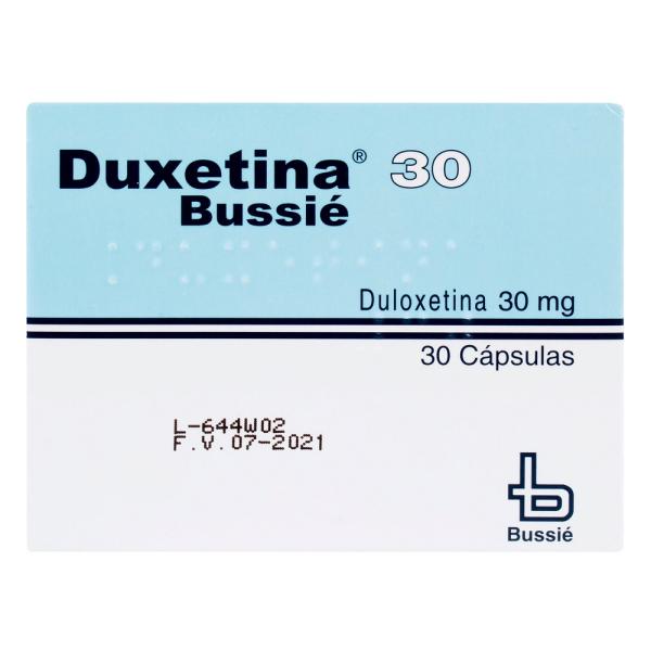 DUXETINA 30 MG 30 CAPSULAS (P)40176