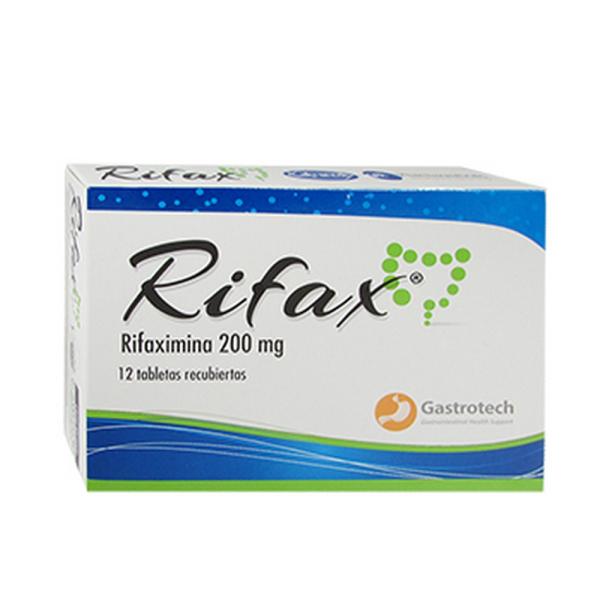 RIFAX 200 MG 12 TABLETAS (3%+)