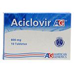 ACICLOVIR 800 MG 10 TABLETAS AG