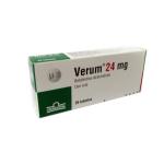 VERUM 24 MG 20 TABLETAS (A)(3%+)(PAE)