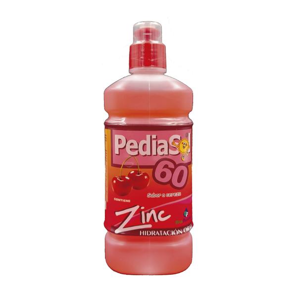 PEDIASOL ZINC 60 CEREZA 500 ML