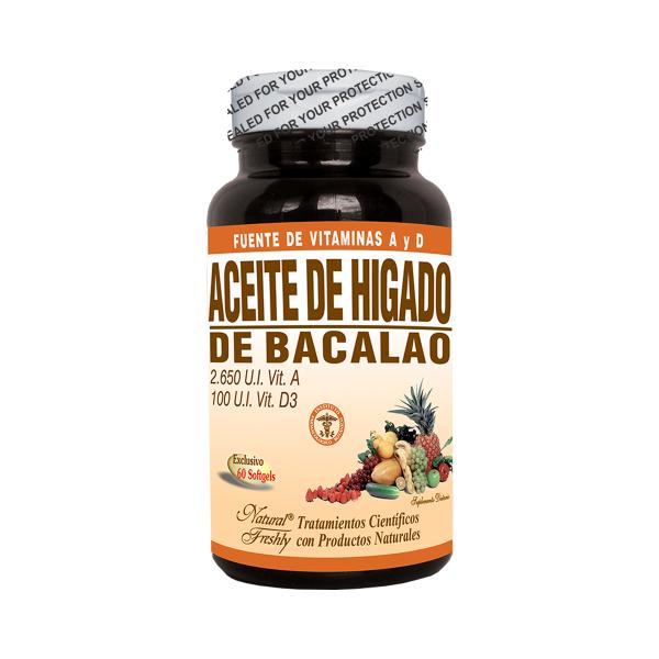ACEITE HIGADO BACALAO 60 SOFTGELS NF