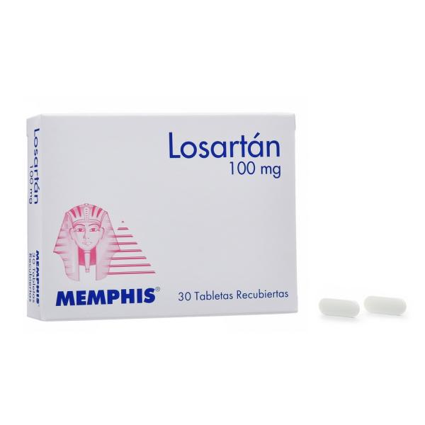 LOSARTAN 100 MG 30 TABLETAS MP