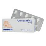 ATORVASTATINA 20 MG 10 TABLETAS MP