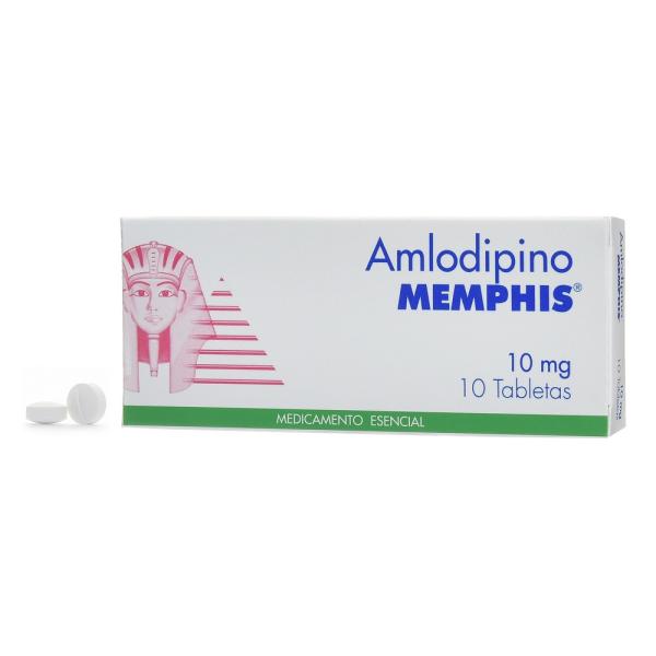 AMLODIPINO 10 MG 10 TABLETAS MP