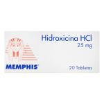 HIDROXICINA 25 MG 20 TABLETAS MP