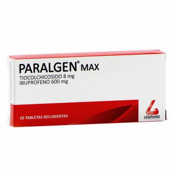 PARALGEN MAX 10 TABLETAS