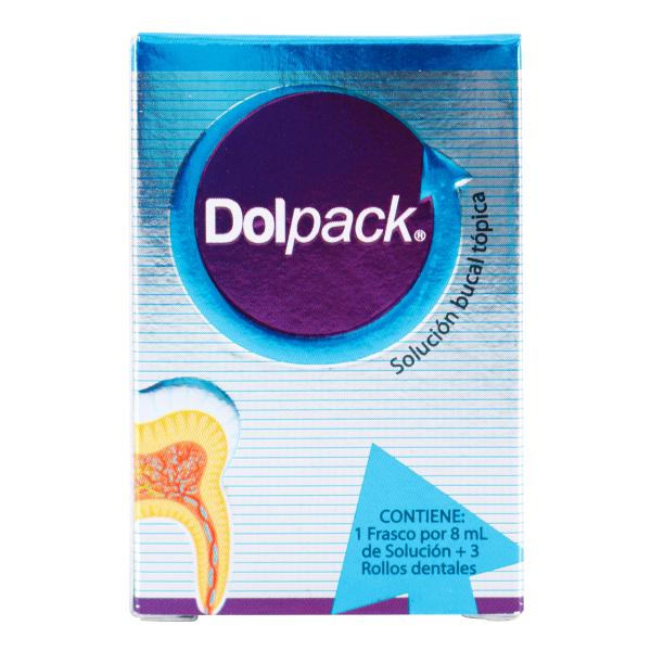 CALZAS DOLPACK 8 ML +3 ROLLOS DENTALES