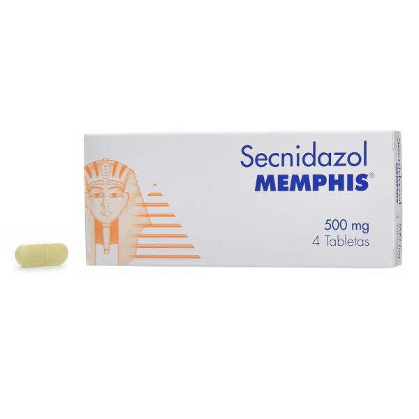 SECNIDAZOL 500 MG 4 TABLETAS MP