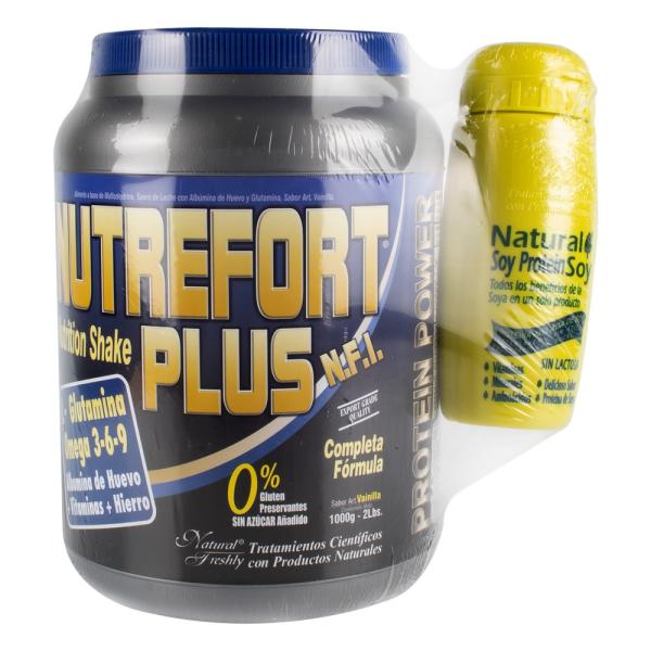 NUTREFORT PLUS VAINILLA 1000G.+BOTILITO