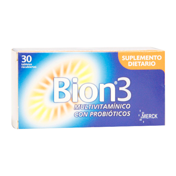 BION 3 30 TABLETAS RECUBIERTAS