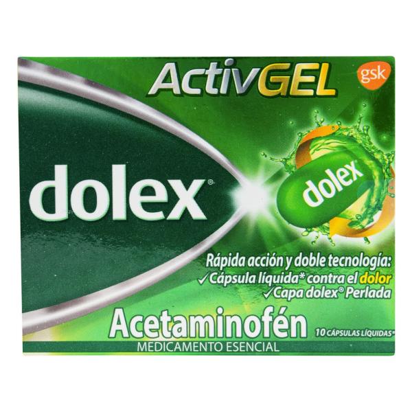 DOLEX ACTIVEGEL 10 CAPSULAS LIQUIDAS