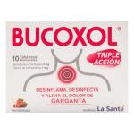 BUCOXOL TRIPLE ACCION F.ROJOS 10 TBS