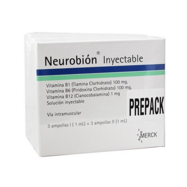 PREPACK NEUROBION 3 AMPOLLAS 2X3