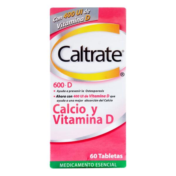 CALTRATE D 600 MG 400UI 60 TBS