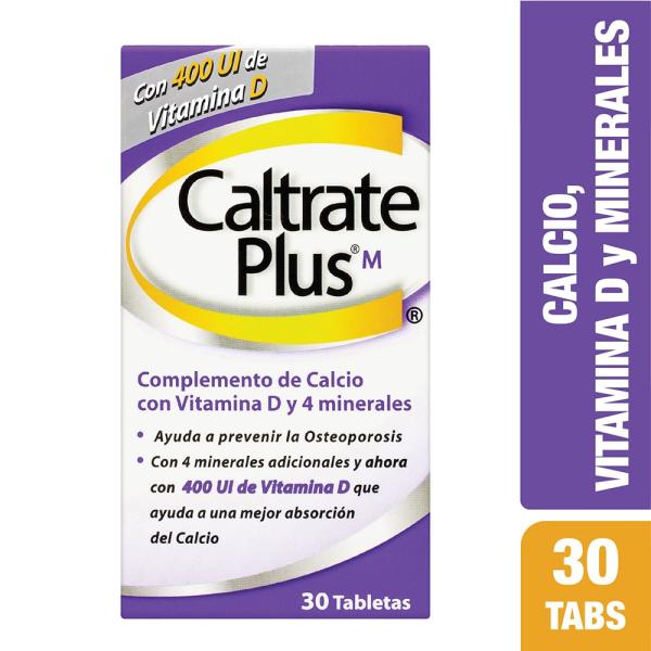 CALTRATE PLUS 400UI 30 TBS