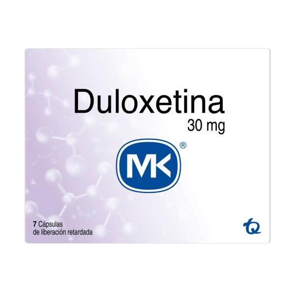 DULOXETINA 30 MG 7 CAPSULAS MK(P)9374