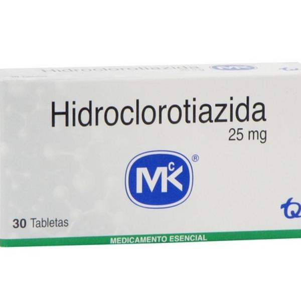 HIDROCLOROTIAZIDA 25 MG 30 TBS MK