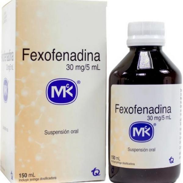FEXOFENADINA 30Mg/5ML JARABE 150 ML MK