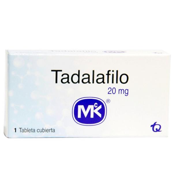 TADALAFILO 20 MG 1 TABLETA MK