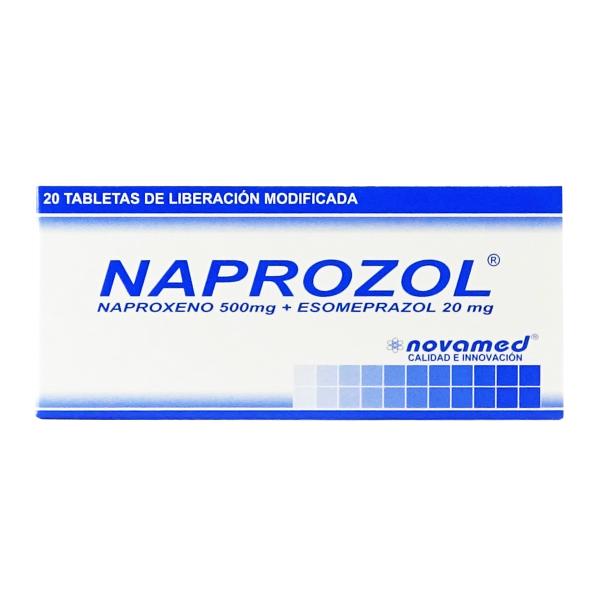 NAPROZOL 500 MG 20 TABLETAS