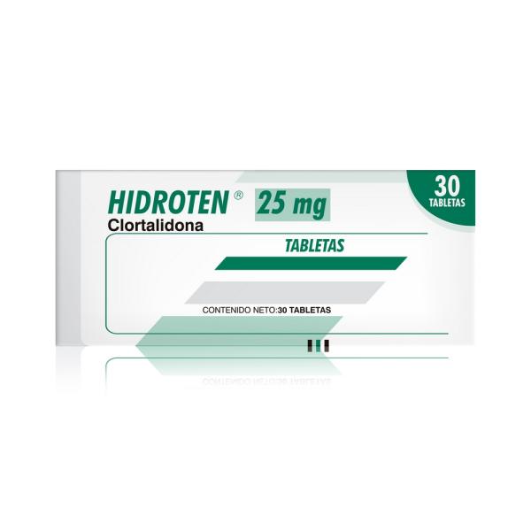 HIDROTEN 25 MG 30TABLETAS(3%+)(PAE)