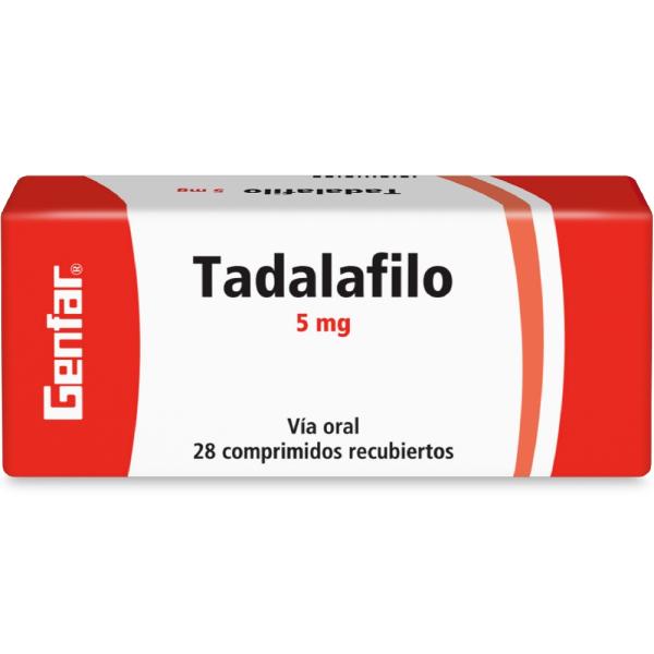 TADALAFILO 5 MG 28 COMPRIMIDOS GF(PAE)